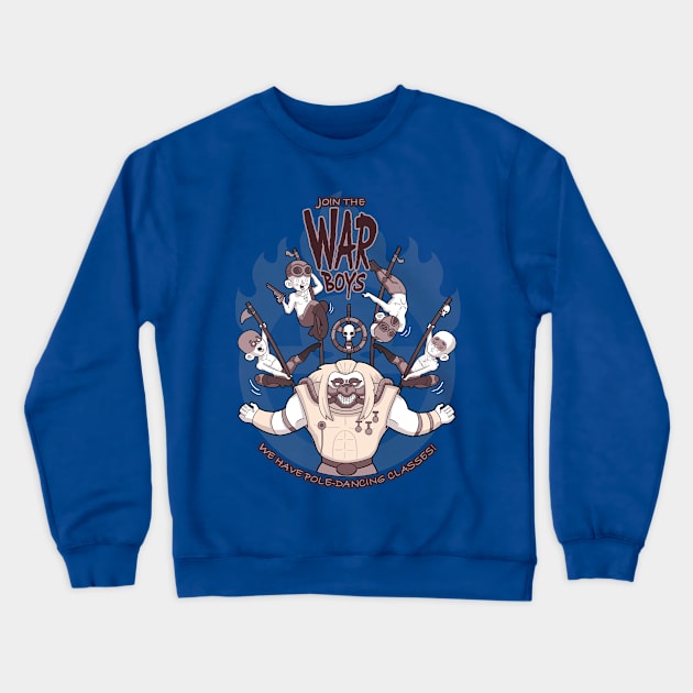 Join the war boys Crewneck Sweatshirt by Queenmob